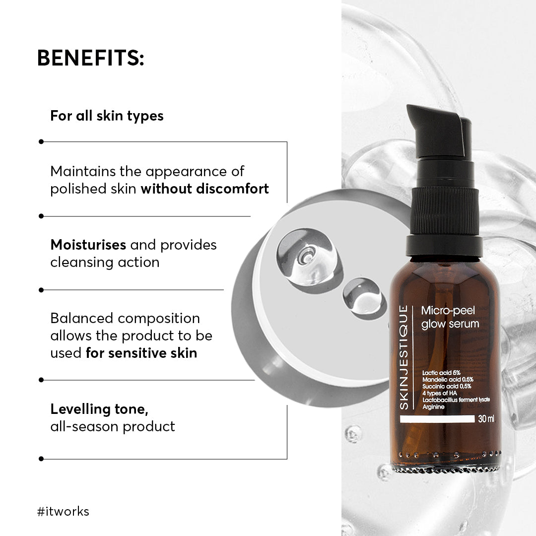 Micro-peel glow serum